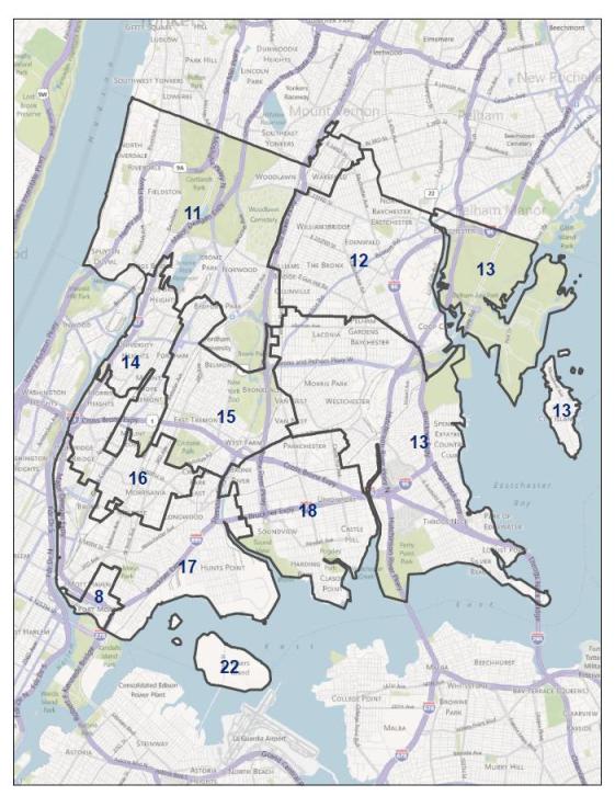 New York City Council Districts Map